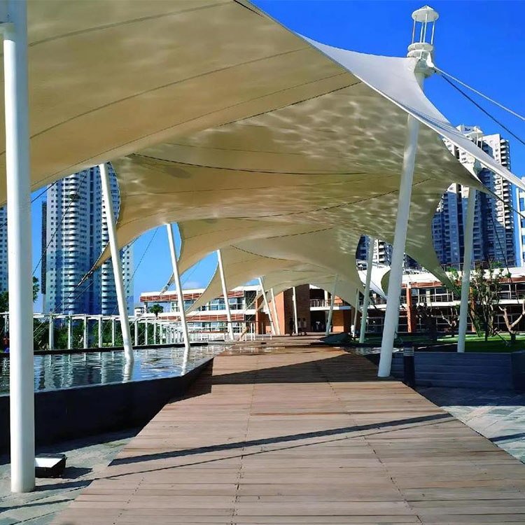 开封膜结构景观棚