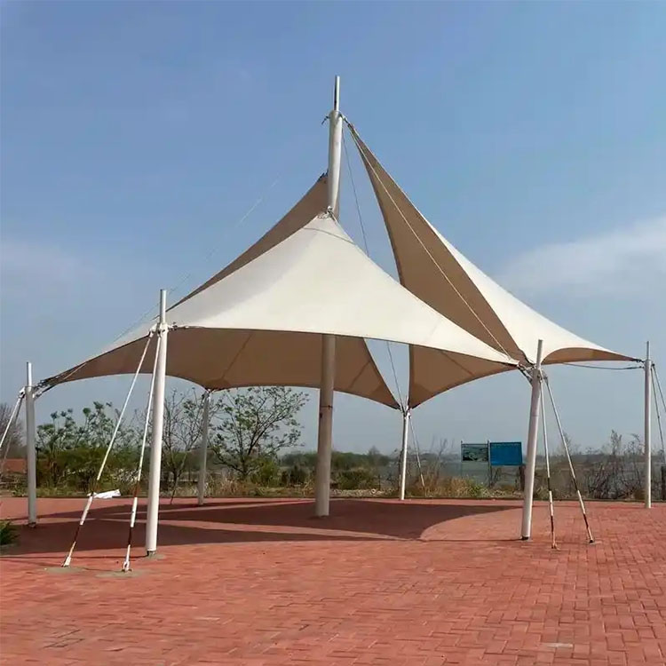 开封膜结构景观棚