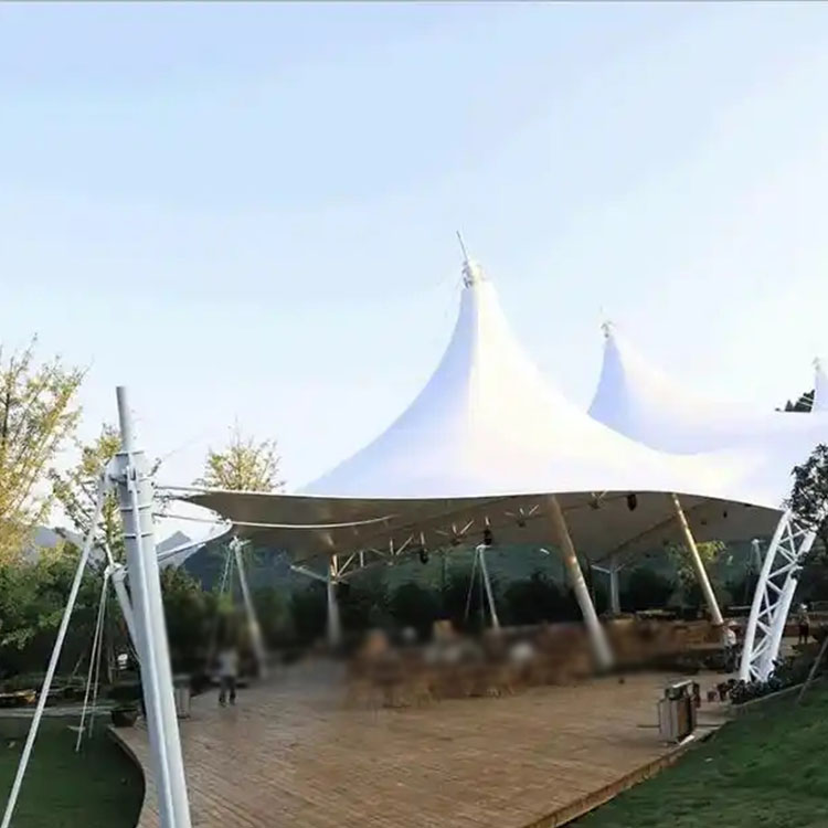 开封膜结构景观棚