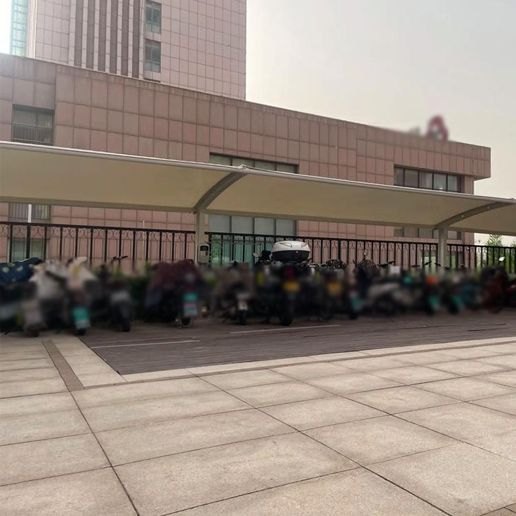 开封膜结构电动车棚