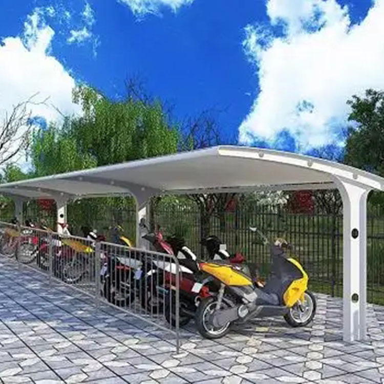 开封膜结构电动车棚